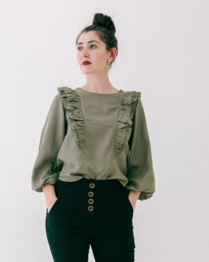 frilly lilly blouse