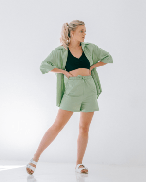 isla linen shorts